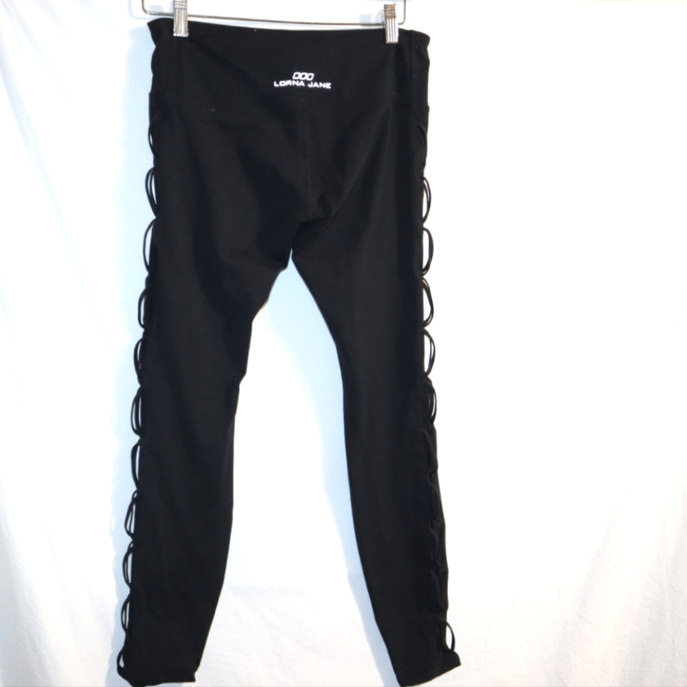 Lorna Jane Black Leggings Interlaced - Picture 6 of 13